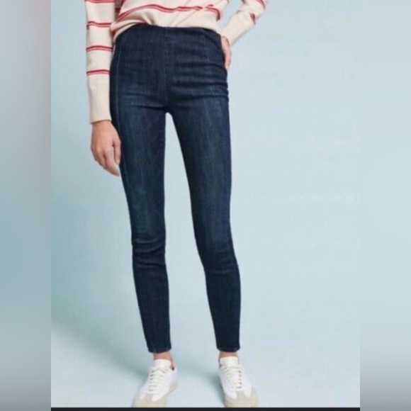 Pilcro and the Letterpress Denim - Pilcro High Rise Denim Legging Anthropologie